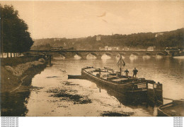 SEVRES ARTISTIQUE LA SEINE LE PONT DE SEVRES  ET PENICHE - Sevres