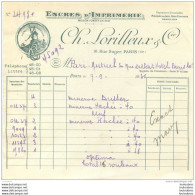 CH. LORILLEUX ET CIE  16  RUE SURGER A PARIS  ENCRES D'IMPRIMERIE 1931 R2 - 1900 – 1949