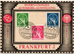 Berlin 68-70 Auf Ausstellungskarte Automobil-Aus., Geprüft Schlegel BPP #NR879 - Altri & Non Classificati