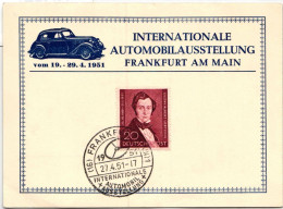 Berlin 74 Auf Ausstellungskarte Automobilausstellung #NR827 - Altri & Non Classificati