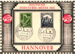 Berlin 72-73 Auf Ausstellungskarte Industrie-Messe #NR833 - Altri & Non Classificati