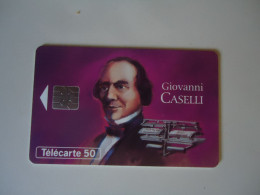 FRANCE USED CARDS   INVENTORS OF TELEPHONES CASELLI - Telefoon