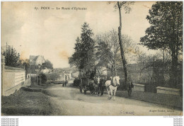POIX DE PICARDIE LA ROUTE D'EPLESSIER - Poix-de-Picardie