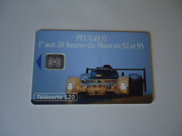 FRANCE USED PHONECARDS RALLY CARS - Ohne Zuordnung