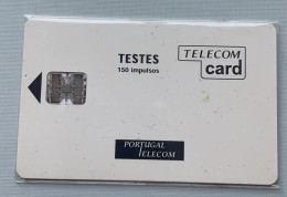 Telecom Schlumberger Test Chip Card ,used - Portugal