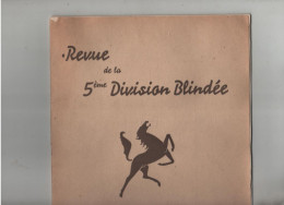 Revue De La 5ème Division Blindée Juillet 1946 Les Truands Jebsheim Trifels Munsingen ... - French