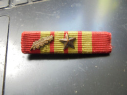 Rappel Médaille Croix De Guerre Avec Citation Et Palme - France