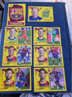 CARTES  DE  FOOT  BARCA   2021//2022  //  PARFAIT  ETAT  //  1er  CHOIX  // DERNIERE  ANNEE  DE  MESSI  AU  BARCA - Trading Cards