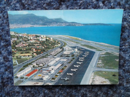 KB11/1327-Nice 1965 Aéroport Vue Aérienne - Transport (air) - Airport