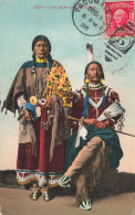 A Ute Chief And His Squaw * Chef Indien * Indians * CPA - Indiens D'Amérique Du Nord