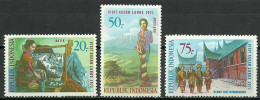 Indonesia 1971 Mi 685-687 MNH  (ZS8 INS685-687) - Textiel