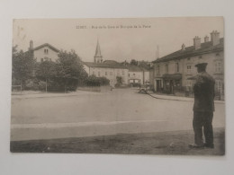 Cirey, Rue De La Gare Et Kiosque De La Poste - Cirey Sur Vezouze