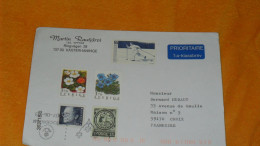 ENVELOPPE DE 2007 ?../ SUEDE..MARQUE STOCKHOLM POUR CROIX FRANCE + TIMBRES X5 - Covers & Documents