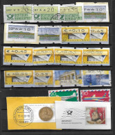 ALLEMAGNE FEDERALE-DISTRIBUTEUR-20 TRES BEAUX TIMBRES OBLITERES DISTRIBUTEURS ET DIVERS -PAS EMINCES- DE 2000-2009 - Vignette [ATM]