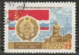 URSS - RSS D'Estonie - Armoiries Et Drapeau - Used Stamps