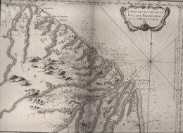 M2 01 - Carte De La Guyane Françoise, Bellin  1762 - Geographische Kaarten