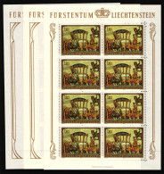 Liechtenstein 717-719 Postfrisch Kleinbogen #HW673 - Andere & Zonder Classificatie