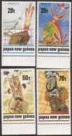 Papua New Guinea 1989 SG603-606 Traditional Dancers Set MNH - Papoea-Nieuw-Guinea