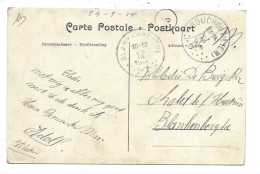 Postkaart Boechout 24/9/1914 Verstuurd Naar Blankenberge - Service Militaire. - Not Occupied Zone