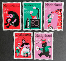 Nederland/Netherlands - Nrs. 894 T/m 898 (gestemped/used) Kinderzegels 1967 - Usados