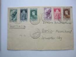 1937 , VATICAN , Brief Mit 6 Marken Nach Deutschland Verschickt - Brieven En Documenten