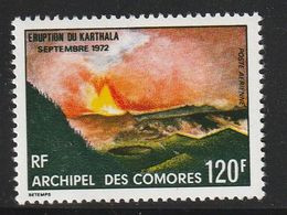 COMORES - PA N°54 ** (1973) Eruption Du Kalthada - Airmail