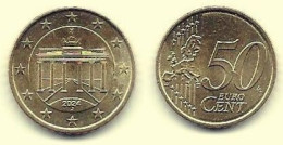 50 Cent, 2024, Prägestätte (J) Vz, Sehr Gut Erhaltene Umlaufmünze - Germany
