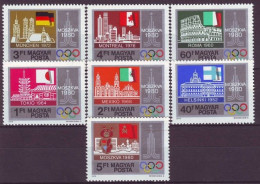 HUNGARY 3355-3361,unused - Estate 1980: Mosca