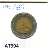 10 BAHT 1996 THAILAND BIMETALLIC Coin #AT994.U.A - Thailand