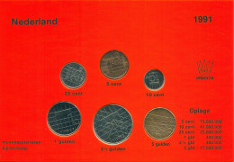 NÉERLANDAIS NETHERLANDS 1991 MINT SET 6 Pièce #SET1028.7.F.A - Nieuwe Sets & Testkits