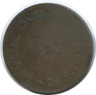 1894 BELGIEN BELGIUM Münze MEDAL #AE734.16.D.A - Sonstige & Ohne Zuordnung