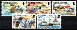 Alderney 1991 - Mi.Nr. 49 - 53  - Postfrisch MNH - Alderney