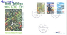 Netherlands Antilles 2001 Mi 1090-1092 FDC  (FDC ZS2 DTA1090-1092) - Dolphins