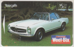 NEW ZEALAND - 1969 Mercedes 280 Sl Coupe, 5$, Tirage 23.000, Used - Nouvelle-Zélande