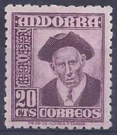 Andorra  1948. Conseller General 20 Cts (**) - Neufs