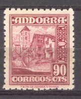 Andorra  1948. Paisaje 90 Cts (**) - Nuevos