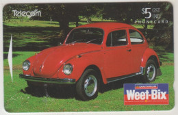 NEW ZEALAND - 1972 Volkswagen Beetle, 5$, Tirage 23.000, Used - Nouvelle-Zélande