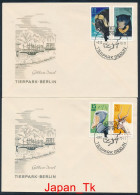 DDR Mi. Nr. 1617-1620 Tierpark Berlin - FDC - Siehe Scan - 1950-1970