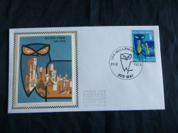 1976 1796 FDC Zijde/soie ( Gent ) :  :   " Willemsfonds 125 " - 1971-1980