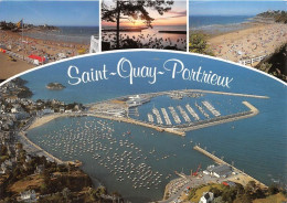 SAINT QUAY PORTRIEUX Les Plages De Saint Quay Et Du Chatelet L Ancien Et Le Nouveau Port 26(scan Recto-verso) MA1781 - Saint-Quay-Portrieux