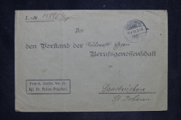 ALLEMAGNE - Enveloppe En Franchise De Charlottenburg Pour Saarbrücken En 1910  - L 154069 - Storia Postale