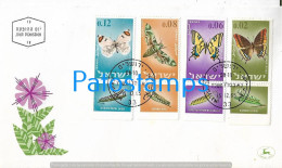 231690 ISRAEL JERUALEM COVER CANCEL YEAR 1965 STAMPS BUTTERFLY NO POSTAL POSTCARD - Otros & Sin Clasificación