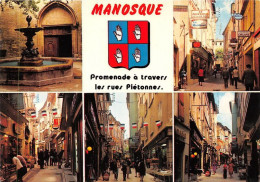 MANOSQUE Promenbade A Travers Les Rues Pietonnes 8(scan Recto-verso) MA1843 - Manosque