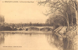 BESANCON LES BAINS Le Pont De La Republique 9(scan Recto-verso) MA1893 - Besancon