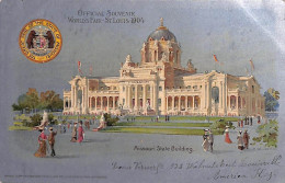 Official Souvenir World's Fair 1904 - Missouri State Building (colors Samuel Cupples Envelope Litho) - St Louis – Missouri