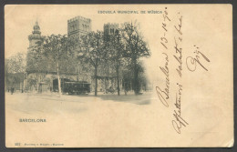 BARCELONA SPAIN, OLD TRAM, Year 1900 - Barcelona