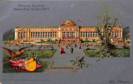 Official Souvenir World's Fair 1904 - Government Building (colors Samuel Cupples Envelope Litho) - St Louis – Missouri