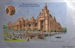 Official Souvenir World's Fair 1904 - Palace Of Electricity (colors Samuel Cupples Envelope Litho) - St Louis – Missouri