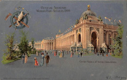 Official Souvenir World's Fair 1904 - Corner Palace Of Varied Industries (colors Samuel Cupples Envelope Litho) - St Louis – Missouri