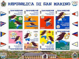 SAN MARINO 2001 - Jeux Des Petits états D'Europe - Feuillet - Blocks & Sheetlets